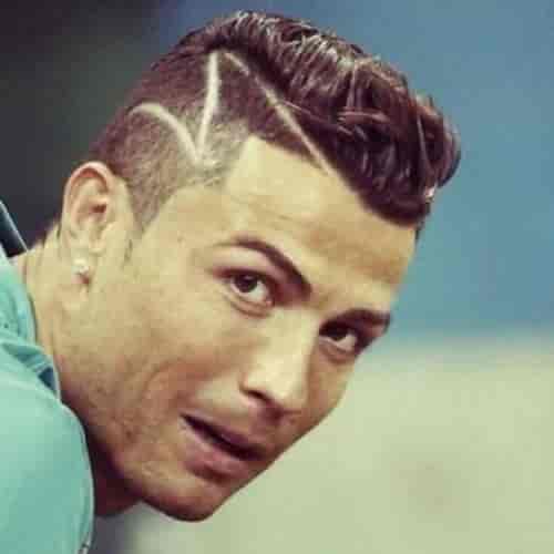 CR7 UNDERCUT + FAUX HAWK + Z- LIKE RAZOR LINE