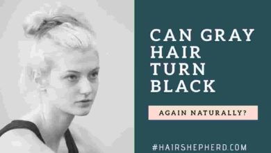 Can white hair turn black again naturally