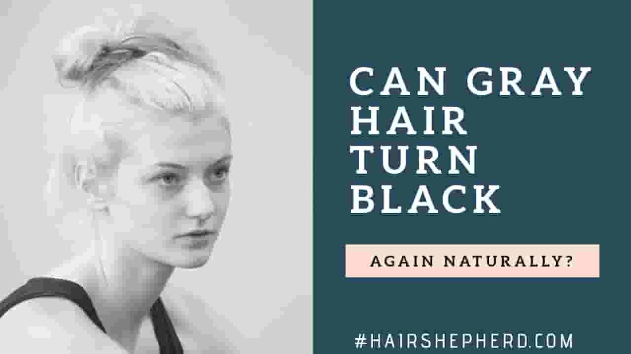 Can Grey Or White Hair Turn Black Again Naturally?