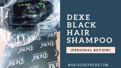 Dexe Black hair shampoo