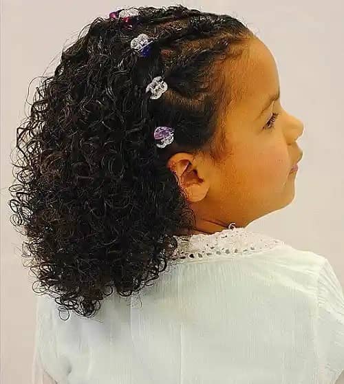 BRAIDS WITH BUTTERFLY CLIP