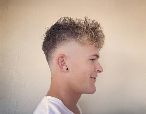 BURST FADE FAUXHAWK