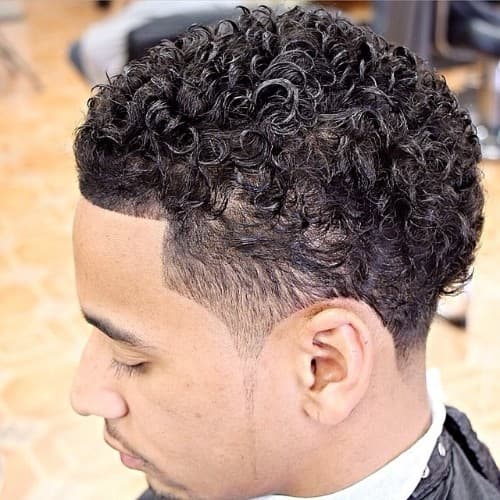 CURLY HAIR TEXTURED FRO UNDERCUT