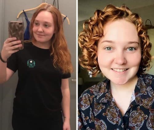 Curly Girl Method Before and After Change that'll Surprise You