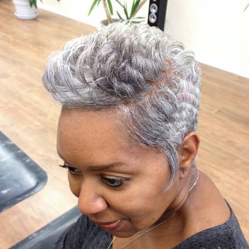 Celebrating women with fabulous short gray hairstyles