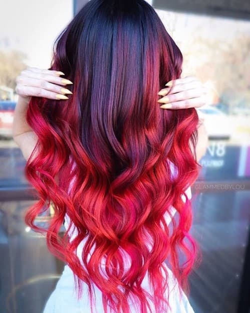 31 Red Ombre Hair Color Ideas For Every Woman (BEST)