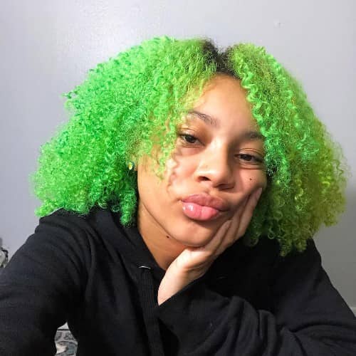 KELLID GREEN HAIR COLOR