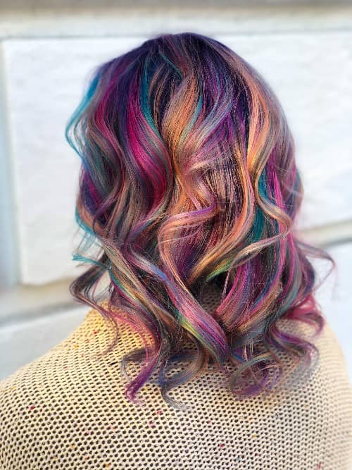 SILKY RAINBOW STRANDS COLOR