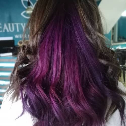 bright purple hair dye for dark hair