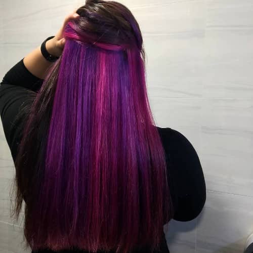 will purple dye cover orange hair