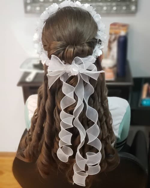 Wavy Updo For Long Hair