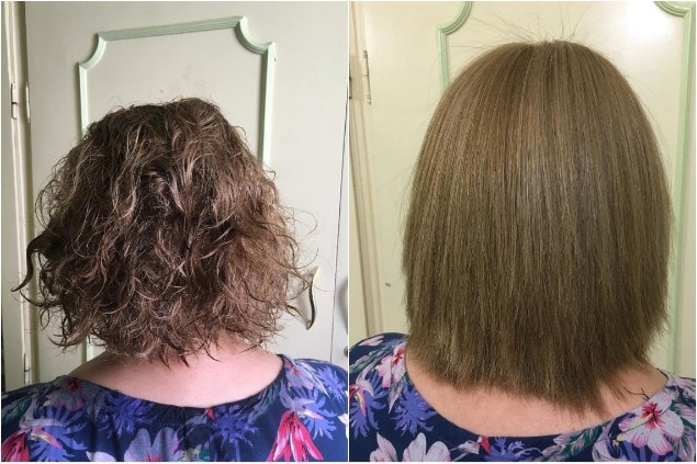 Keratin Treatment Before and After