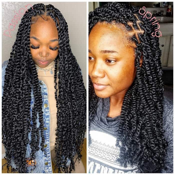 Long Passion Twists vs Long Spring Twists