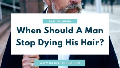 When Should a Man Stop Dying His Hair
