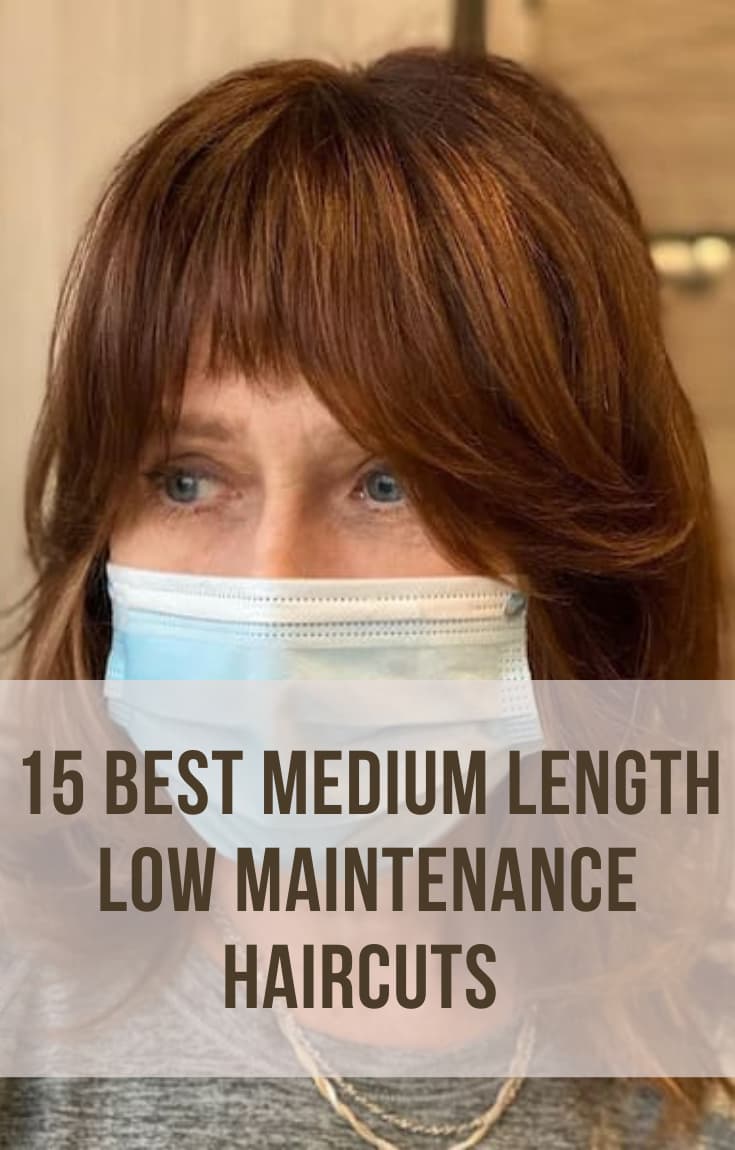 low maintenance medium length haircuts