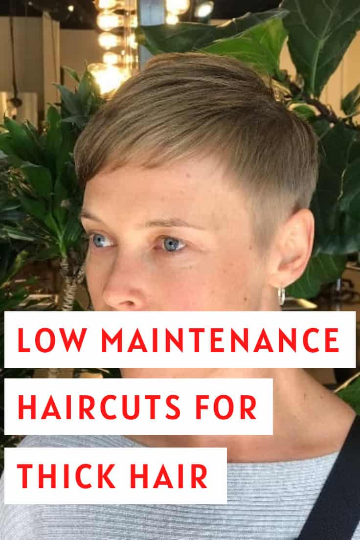 17 Cool Low Maintenance Haircuts For Thick Hair [2022 Updated]