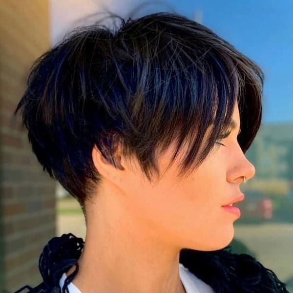 Pixie cut for on sale thick straight hair