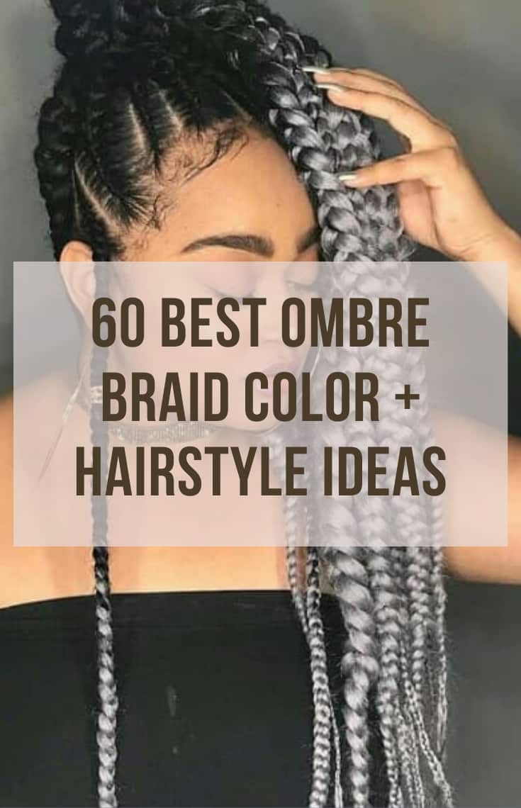 ombre braid hairstyle ideas
