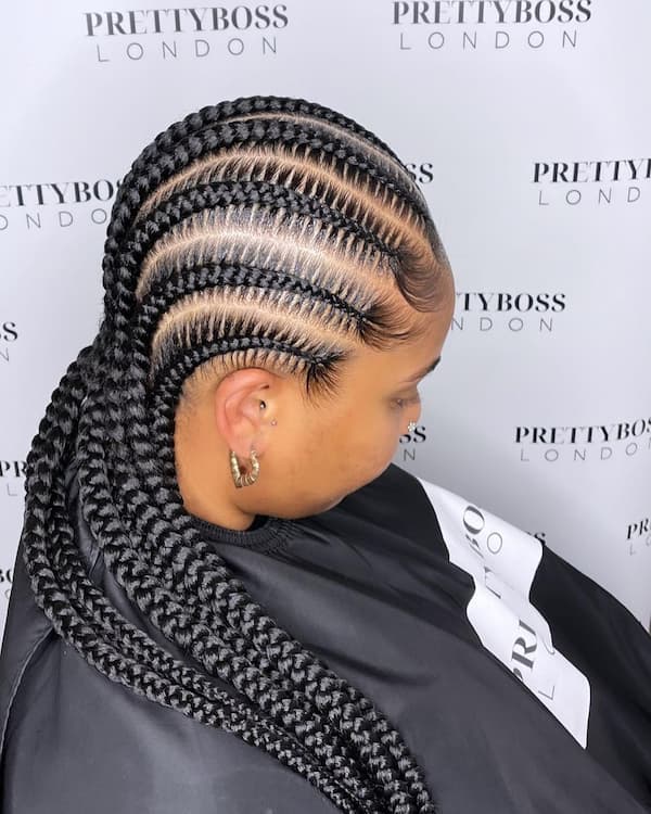 Feed-in Braid Hairstyle