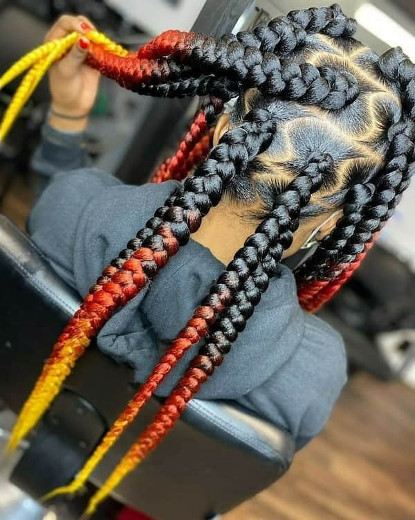 Ombre Jumbo Braid