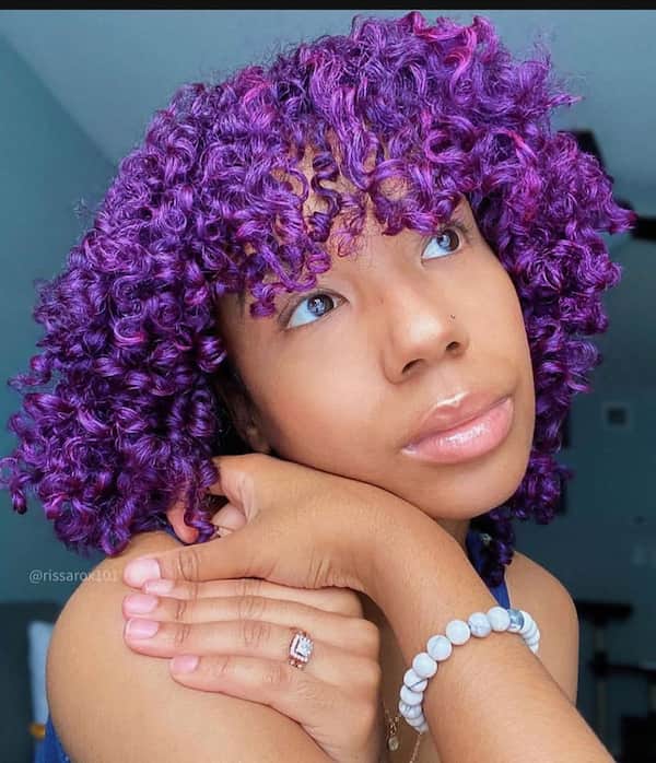 Purple Curls