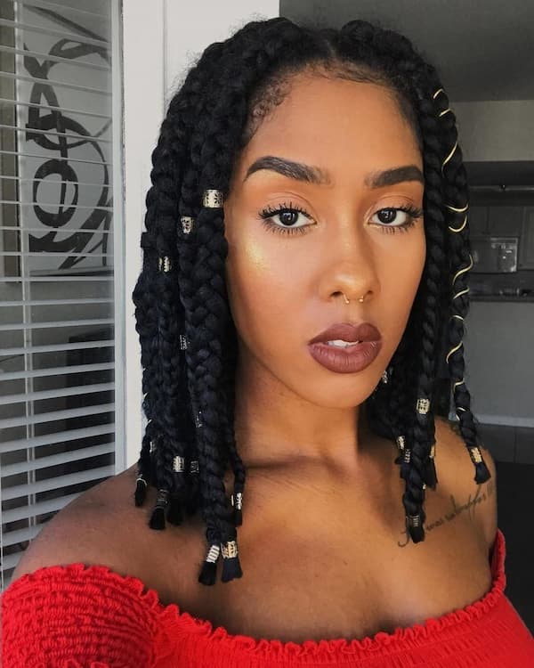 Shoulder Length Box Braid