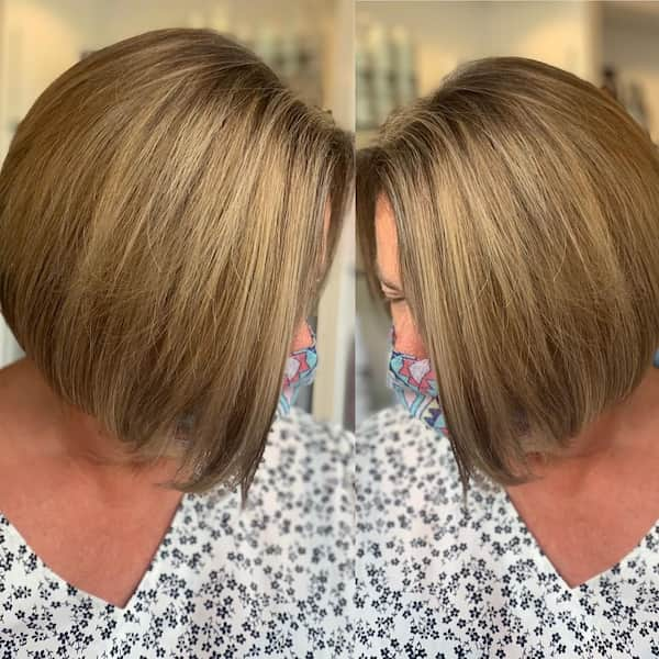 Tousled Bob Haircut for Straight Hair