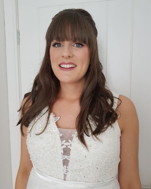 Bangs + Bridal Hair Make-Up