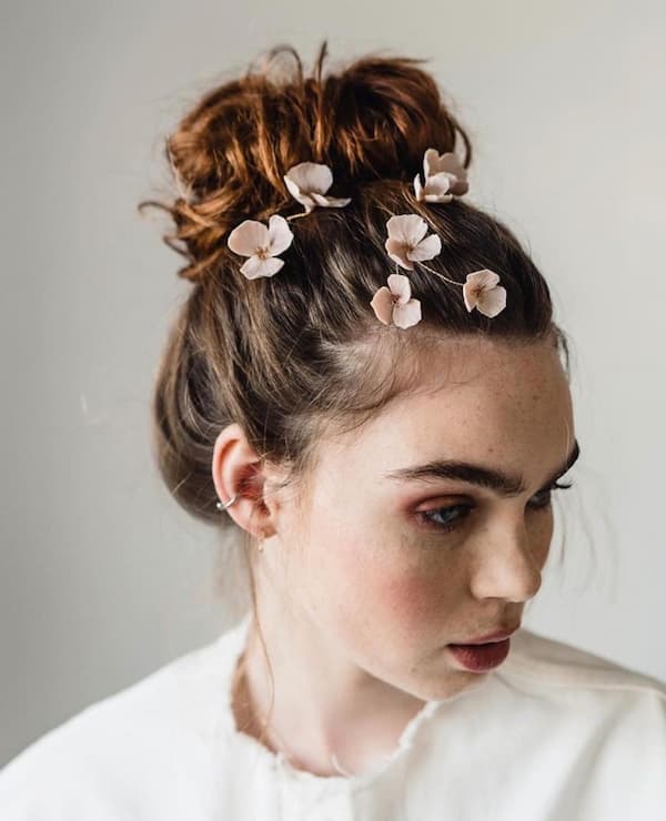 High Ballet Bun Hairdo