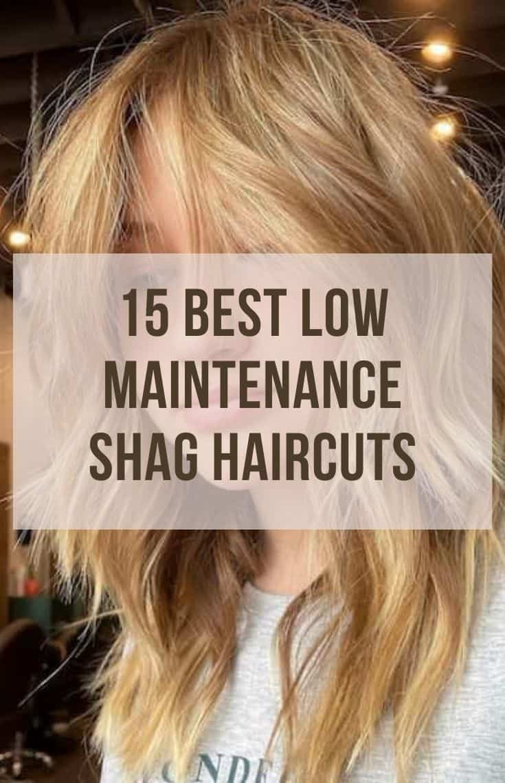 Top 7 low-maintenance shaggy haircut without bangs 2022