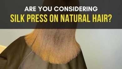 Silk Press on Natural Hair