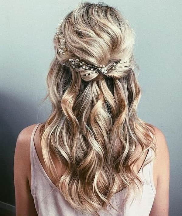 Wedding Crown Inspired Braid for Wavy Hair