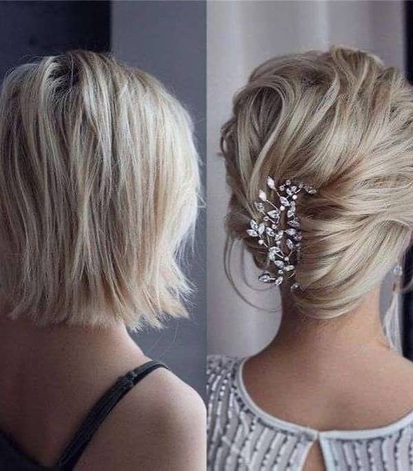 Bob wedding outlet hairstyle