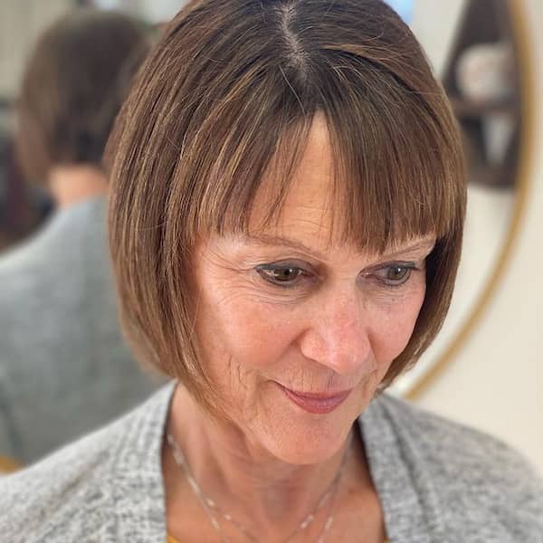 Bang Haircut for Women Over 40