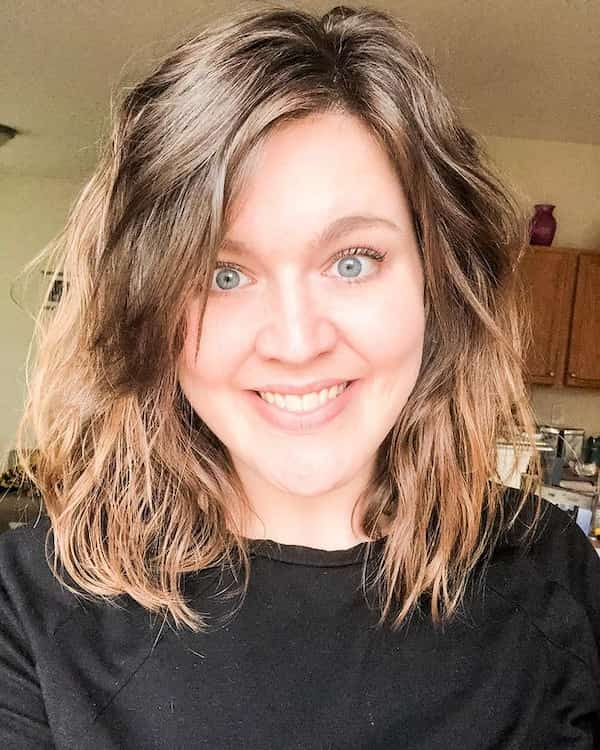 Beachy Wave Shoulder Length Cut