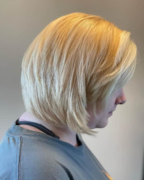 Colored Layered Bob