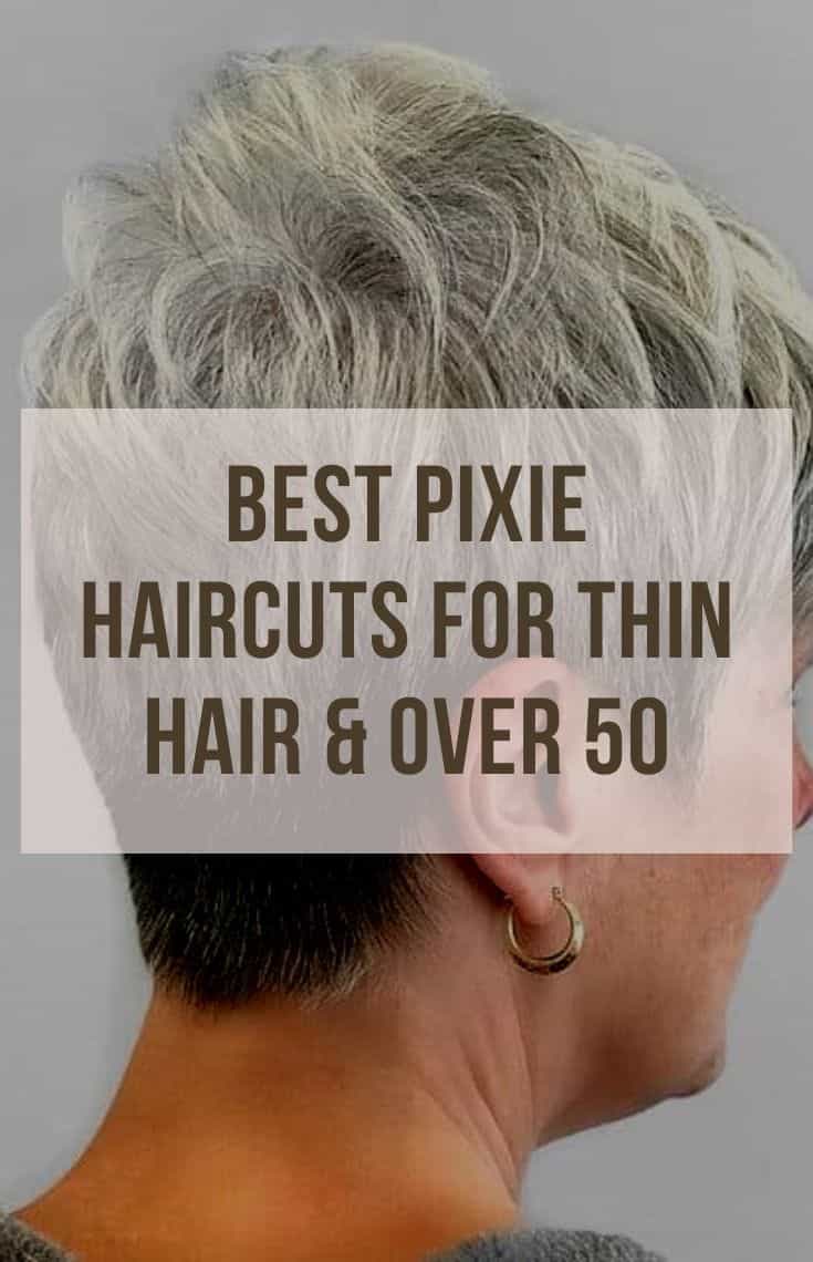 Süße Pixie-Haarschnitte für feines, dünnes Haar über 50