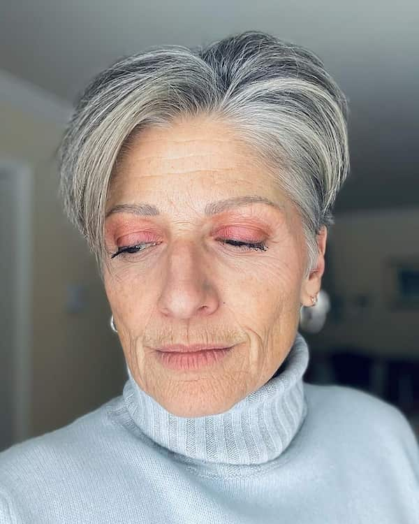 Short Grey Hair Over 50