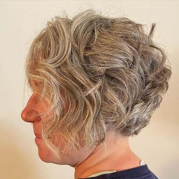 Layered Bob for Curly-Wavy Hair