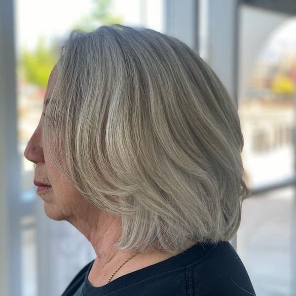 Neck-Length Layered Bob