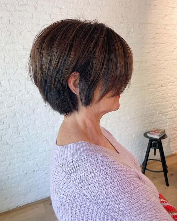 Balayage Layered Bob