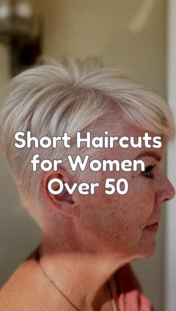 27 Youthful Short Haircuts for Women Over 50