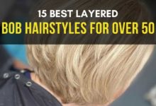 Youthful Layered Bob Hairstyles for Over 50
