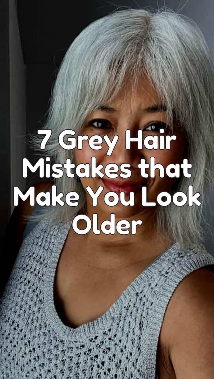 gray hair mistakes that make you look older