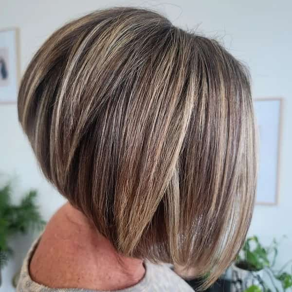 Thick A-line Bob Haircut