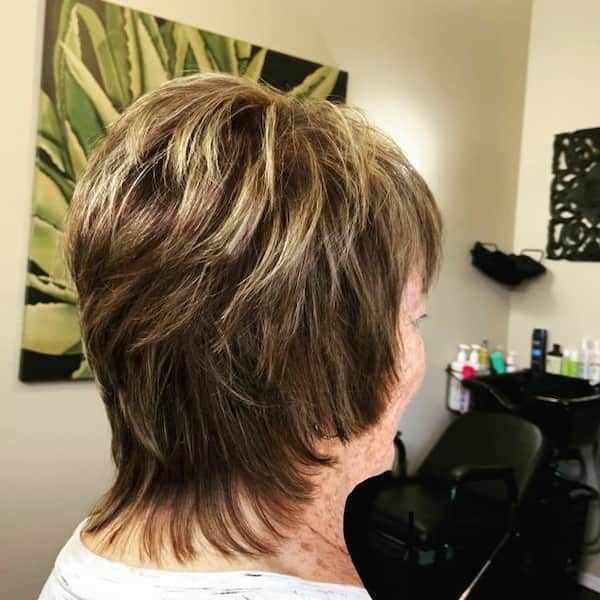 Cute Short Shag Haircuts For Older Women