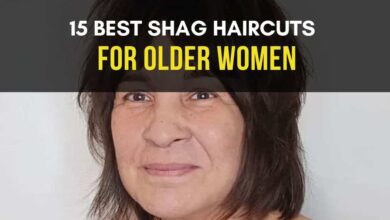 Short Shag Haircuts for Older Women