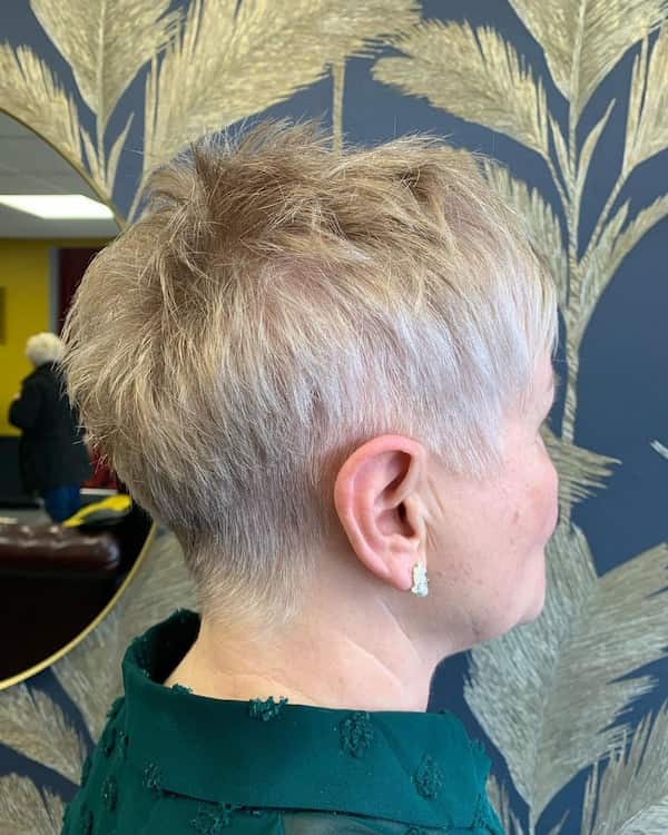 Gray Textured Pixie