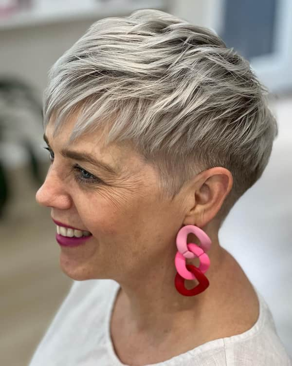 Highlighted Pixie Cut