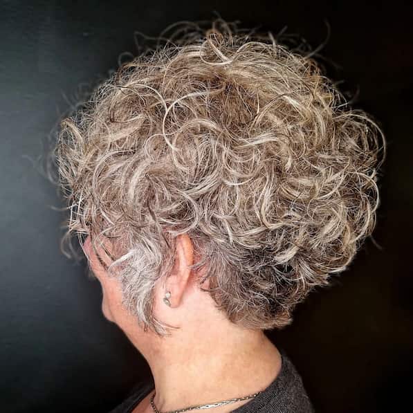 Messy Pixie Cut for Curly Hair